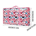thumbnail image 3 of Pompotops Extra Large Reusable Storage Bags With Strong Handles & Zippers, Heavy Duty Washable Moving Bag, Waterproof Closet, Underbed Organizer For Bedding, Blanket Clearance, 3 of 4