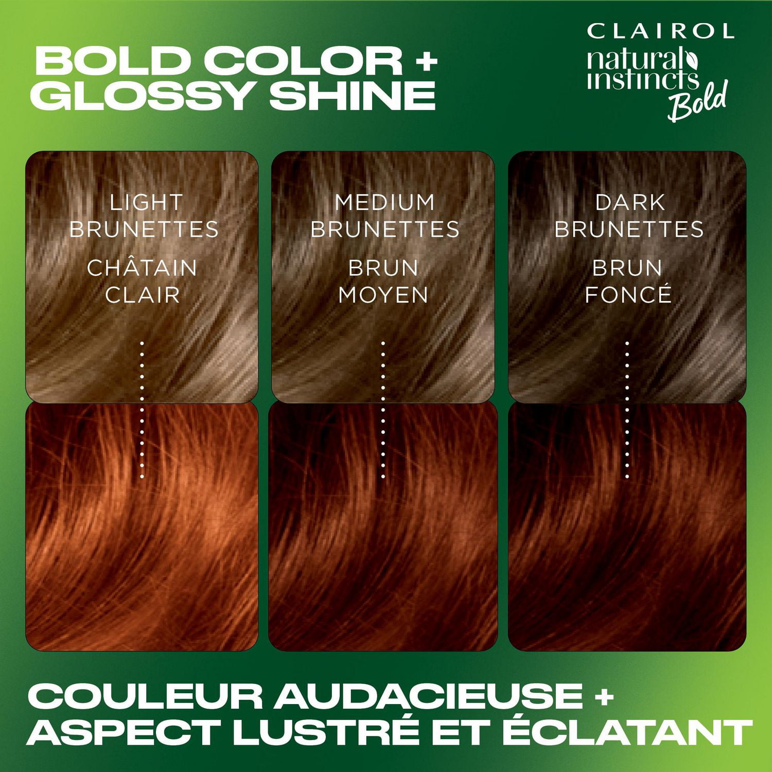 Clairol Natural Instincts Bold Permanent Hair Dye with 0% ammonia