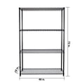 thumbnail image 3 of TRINITY 4-Tier Wire Shelving Rack | 48 x 24 x 72 | NSF | Black, 3 of 6