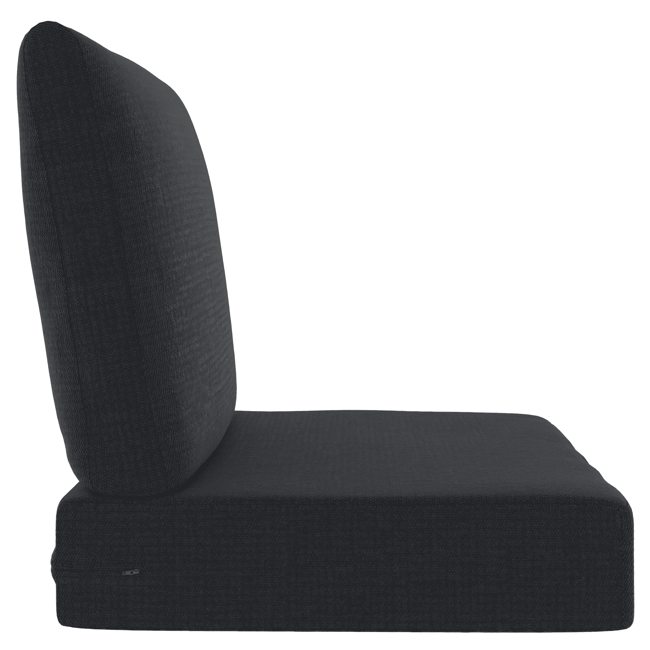 Ensemble de coussins de siège profond extérieur de qualité supérieure bleu marine 61 nbsp;cm x 61 nbsp;cm Better Homes & Gardens avec housse amovible, résistant aux intempéries et aux taches