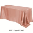 thumbnail image 2 of Table Decorations for Party Seamless Satin Tablecloth Rectangular Silk Soft Tablecloth Smooth Fabric Dining Table Decoration Suitable for Restaurant Wedding Banquet Party Event Decoration, 2 of 6