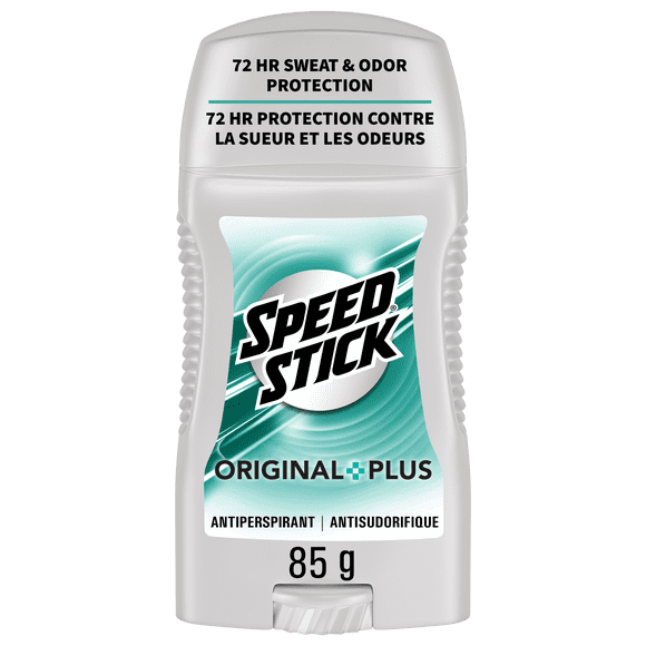 Speed Stick Antiperspirant Deodorant for Men, Original Plus, 85 g Stick