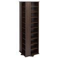 thumbnail image 1 of Prepac 4 Sided Spinning Media Tower 36 fully adjustable shelves in Espresso, 1 of 3