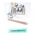 thumbnail image 4 of jifeng Beechwood weaving knitting shuttle stick needle shuttle DIY craft 30x2.3cm, 4 of 8
