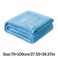 thumbnail image 3 of Super Soft Warm Solid Warm Micro Plush Fleece Blanket Throw Rug Sofa Bedding 70x100cm, 3 of 3