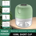 thumbnail image 2 of Agiferg Hachoir à Ail Électrique de Capacité 100 ml Mini Alimentaire Portable Presse-Ail Hachoir, Processeur Alimentaire Sans Fil, 2 of 9