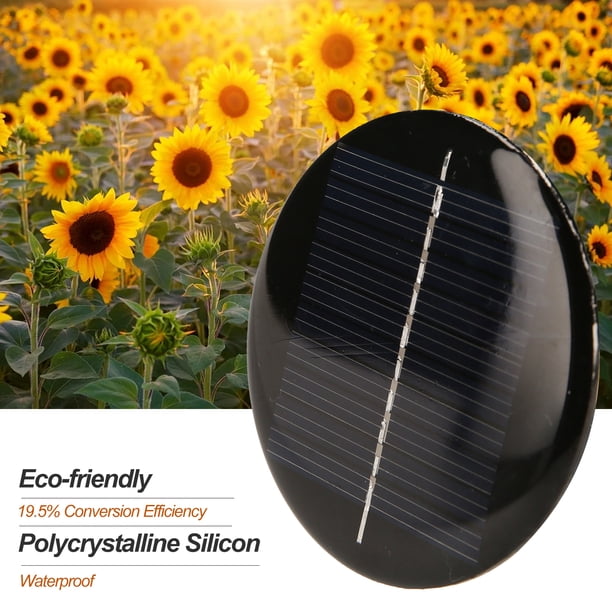 Lot De 10 Mini Panneaux Solaires Polycristallins 1.5V 60mA – 30x30mm, Résine époxy, Pour Bricolage Et Projets électroniques