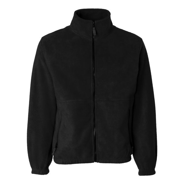 Sierra Pacific Mens Fleece Full-Zip Jacket, L, Black