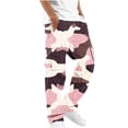 thumbnail image 1 of WRKEKC Cargo Pants for Men Camouflage Elastic Waist Straight Leg Drawstring Pocket Work Pants for Gear, 1 of 7