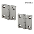thumbnail image 4 of Pack of 2 Yacht Deck Door RV Hinge Stainless Hinges Replacing Part Window Hardware Repairing Accessory Boat Canoe Small, 4 of 9