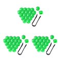 thumbnail image 1 of Maytalsory 20 Pieces Car Wheel Nut Caps Auto Hub Screw Cover Replacement Dust-proof Green 21mm 3Set, 1 of 6