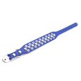 thumbnail image 2 of Spiked Studded Rivet Leather Dog Collar for Cats Puppy Small Medium PetsDark BlueXS 30*2.5CM, 2 of 8