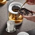 thumbnail image 3 of RKSTN Stainless Steel Tea Maker Tea Strainer: Stainless Steel Primary Color: Small Honeycomb + Chassis Kitchen Gadgets, 3 of 6