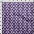thumbnail image 4 of oneOone Georgette Viscose Medium Purple Fabric Block Sewing Material Print Fabric By The Yard 42 Inch Wide, 4 of 5