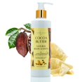 thumbnail image 1 of Cocoa Butter Natural Body Lotion – Smooths Stretch Marks, 24-Hour Moisture, 8 oz by LatherGreen, 1 of 6