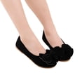 thumbnail image 3 of Letimco Sandales Filles Liquidation Rentrée Scolaire Chaussures Enfant Enfant Bébé Filles Unies Nœud Étudiant Simples Souples Danse Chaussures Princesse, 3 of 8