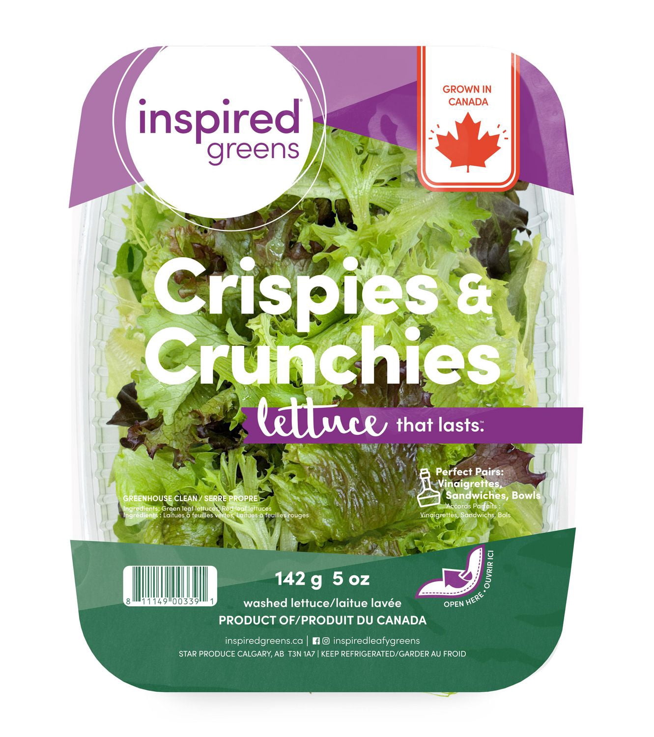 Crispies & Crunchies Lettuce Blend, 142 g