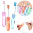 thumbnail image 2 of Clearance Now! Foldable Folding Toothbrush Travel Camping Hiking Outdoor Portable Compact L1F2, 2 of 9