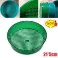 thumbnail image 1 of New Year Deals! Garden Soil Sieve,Plastic Mesh Soil Sieve Mesh Screen,Plastic Garden Sieve Riddle Green for Compost Soil Stone Mesh Gardening Tool for Filtering Earth Stone Garden Sieve Soil Sifter, 1 of 8