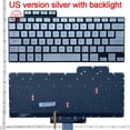 thumbnail image 1 of Clavier Anglais US pour ASUS ROG Zephyrus ROG Huan 16 G16 GA503 GA503Q GA503QR GA503QS Huan 15 G15 GU603 GU603H avec Rétroéclairage US Argent, 1 of 5