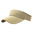 thumbnail image 2 of Casquettes de Baseball Sports de Soleil Visière-Golf Plage Visière Casquette Protection UV Chapeau Ajustable pour Femmes Coton, 2 of 6