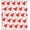 Rouge, variante sur Rideau de Douche Cœur Rouge Amour Motif Romantique des Fêtes Couple Femme Fille Saint-Valentin Polyester Ensemble de Rideaux de Salle de Bain avec Crochets 70x70 Pouces