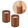thumbnail image 4 of GROWTH TANK Furniture Risers Bed Riser Chair Leg Lifts Couch Lifter Round 4x5cm Brown Round 4cmx5cm Brown, 4 of 9