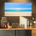 thumbnail image 1 of Cloudy Horizon Over Beach - Seashore Photo Canvas Print, 1 of 3