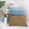 thumbnail image 4 of Unique Bargains Soft Corduroy Striped Velvet Decorative Throw Pillow Cusion Cover, 4 of 9