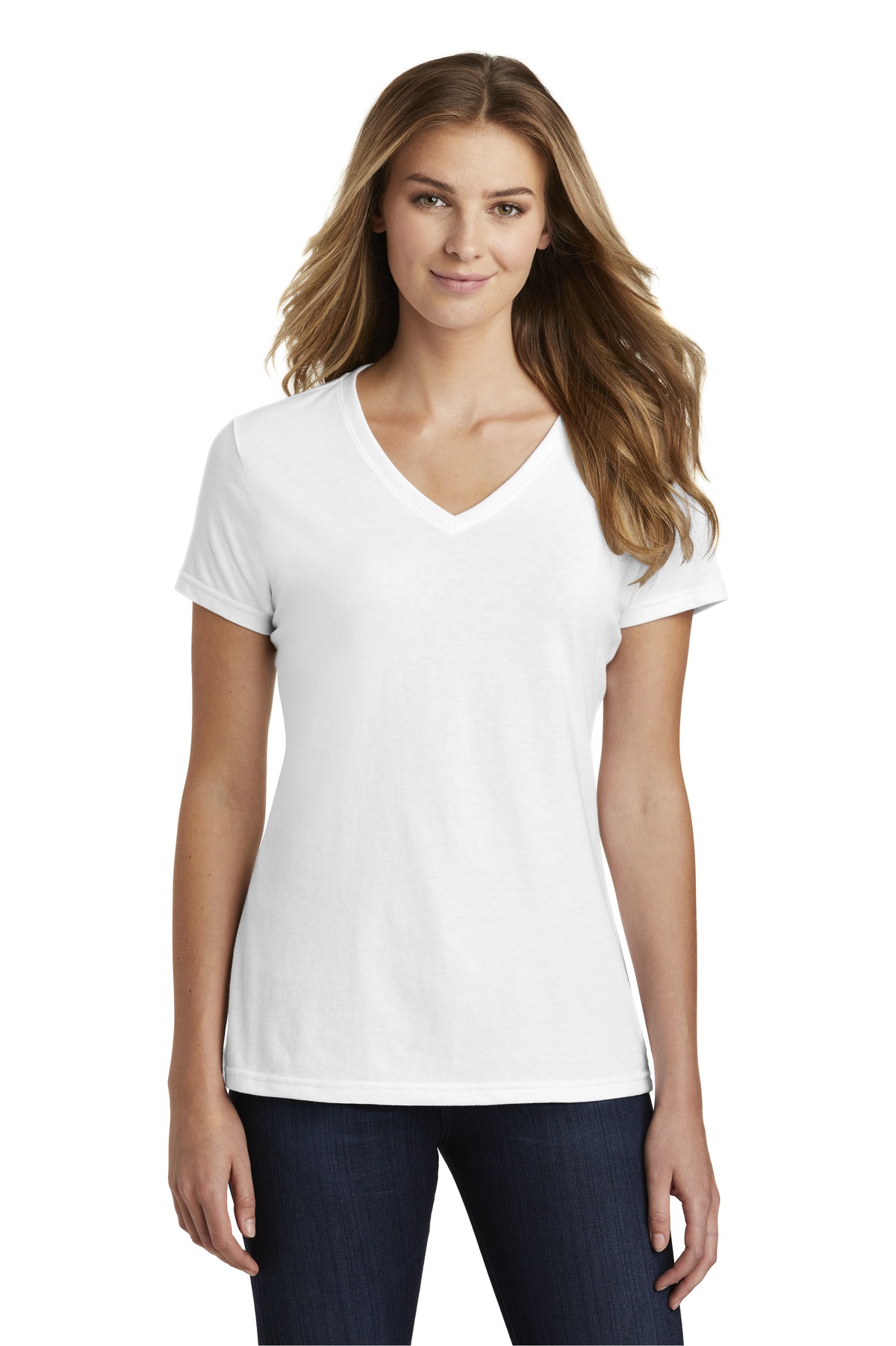 Port & Company Ladies 3 Pack Bundle Fan Favorite Blend V-Neck Tee, Multipack (Sizes XS - 4XL)