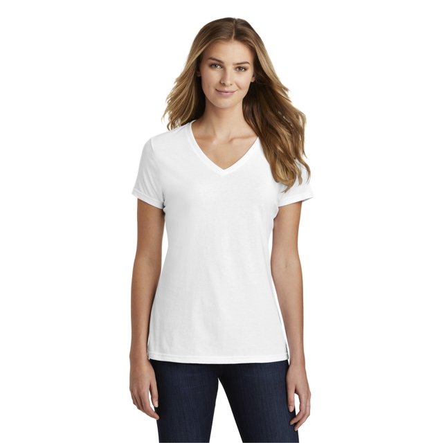 Port & Company Ladies 3 Pack Bundle Fan Favorite Blend V-Neck Tee, Multipack (Sizes XS - 4XL)