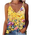 thumbnail image 2 of LSLJS Blouse d'Été Décontractée Sans Manches à Col en V pour Femme, T-Shirt pour Femmes, Camisole et Débardeurs pour Femmes, 2 of 5