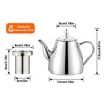 thumbnail image 3 of SANQIAHOME Stainless Steel Teapot with Infuser 1500ml, 3 of 9