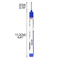 thumbnail image 2 of Czzoypi 10PC Multi-Color Oil-Based Markers, Waterproof Fast Drying Long Nozzle Markers for Deep Holes, Special Purpose Marker for Metal Wood Glass Construction DIY, Blue, 2 of 4