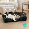 thumbnail image 2 of BEDSURE Large Orthopedic Dog Bed for Large Dogs - Big Waterproof Dog Bed Large, Foam Sofa with Removable Washable Cover, Waterproof Lining and Nonskid Bottom Couch, Pet Bed, 2 of 6