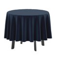thumbnail image 1 of Vargottam Indoor/Outdoor Round Tablecloth 58 Inch Round Tablecloth Waterproof Patio Table Cloths, Spring/Summer Table Covers for Backyard Circular Table/BBQs/Picnic - Dark Navy Blue, 1 of 7