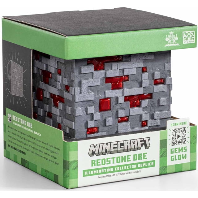 Minecraft Illuminating Collector Replica Life Size Prop Replica - Minecraft Redstone Ore