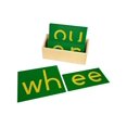 thumbnail image 1 of IFIT Montessori Lower Case Sandpaper Double Letters, Print, Montessori Toy Language Materials, 1 of 2