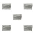 thumbnail image 2 of Decodeary Pochette Durable pour Organiser les Documents au Bureau Pochette Portable à Fermeture Éclair Blanche 5Set, 2 of 6