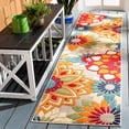 thumbnail image 1 of SAFAVIEH Cabana Quincy Floral Outdoor Area Rug, 1 of 9