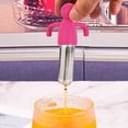 thumbnail image 1 of PEONAVET Silicone Tea Infuser Human Shaped Tea Filter Tea Making Machine Stainless Steel Tea Glass Tea Making Machine Tea Filter Creative Tea Glass, 1 of 4