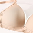thumbnail image 2 of UPPADA Wireless Bras with Support And Lift Bras for Women Front Snap Close Button Bras No Wire Full Support Buckle Bra Comfy Push Up Seamless Underwear Bras Plus Size Bras for Women, 2 of 7