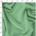 thumbnail image 3 of Soimoi Green Poly Georgette Fabric Fleur_de_lis Damask Print Sewing Fabric Yard 52 Inch Wide, 3 of 6