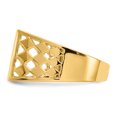 thumbnail image 3 of 14k Yellow Gold Mens Signet Ring Man   For Dad Mens  For Him, 3 of 9