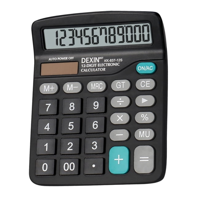 837s12 Solar Calculator Desktop Large Screen Power Computer Financial Accounting Calculator Arts And Crafts for Kids Ages 8-12 Craft Organizers And Storage Easter Crafts Easter Crafts for Kids Crafts