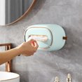 thumbnail image 3 of WRKEKC Clearance Wall-Mounted Tissue Box Organizer - No-Hole Spring-Loaded Bathroom Storage for Paper Napkins, Space-Saving Desktop Dispenser for Living Room & Office, 3 of 6