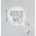thumbnail image 3 of Gerber Organic Changing Pad Cover, Adventure Awaits, 3 of 5