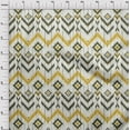thumbnail image 4 of oneOone Silk Tabby Lime Green Fabric Asian Ikat Craft Projects Decor Fabric Printed By The Yard 42 Inch Wide, 4 of 4