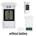 thumbnail image 3 of Digital Thermometer Display Max Min Greenhouse Garden Indoor Outdoor Wall Room, 3 of 10