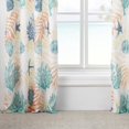 thumbnail image 2 of Greenland Home Fashions Montego Window Panel Pair Aqua, 2 of 3